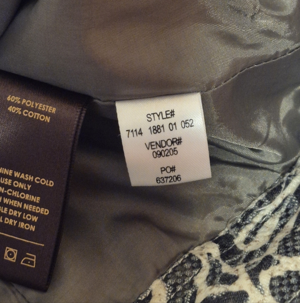 Multiples Patterned Gray Women's Jacket - image 4